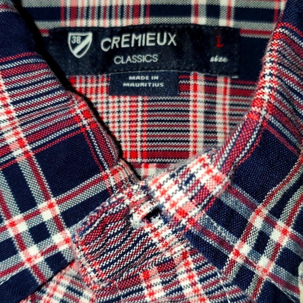 Cremieux Long Sleeve Button Up Large